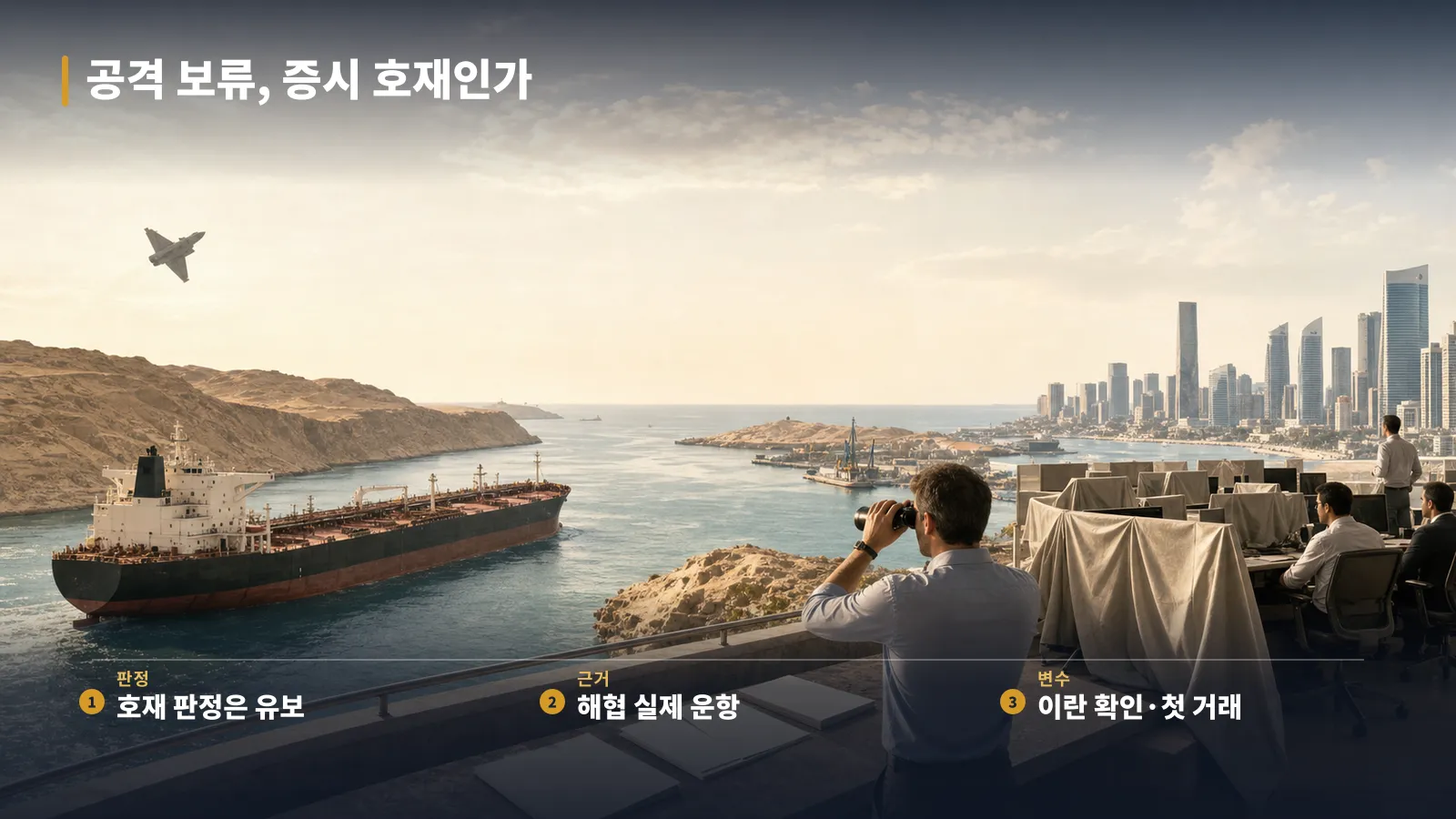 트럼프의 이란 추가 공격 보류 조건과 증시 호재 판단 기준