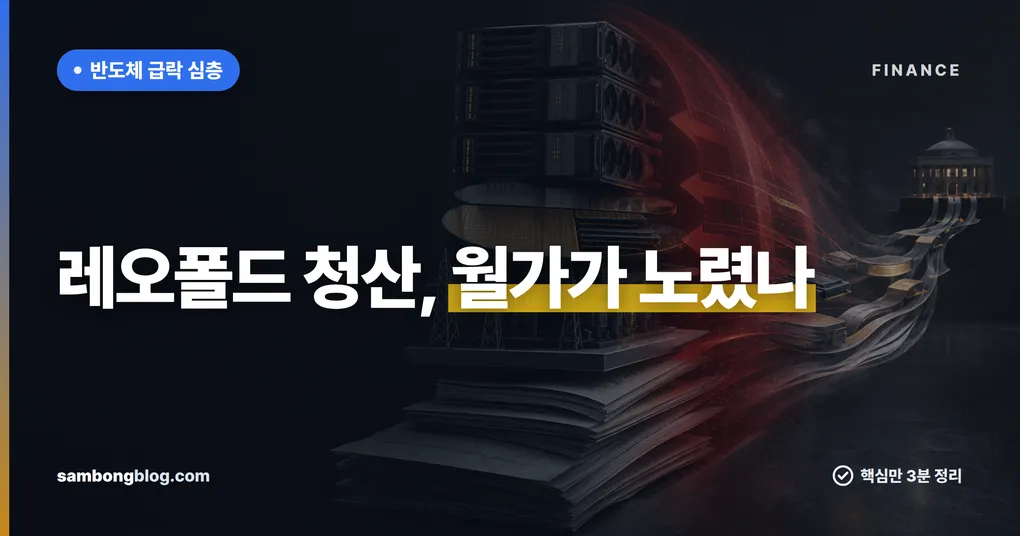 레오폴드 펀드 청산, 반도체 급락의 범인이었나