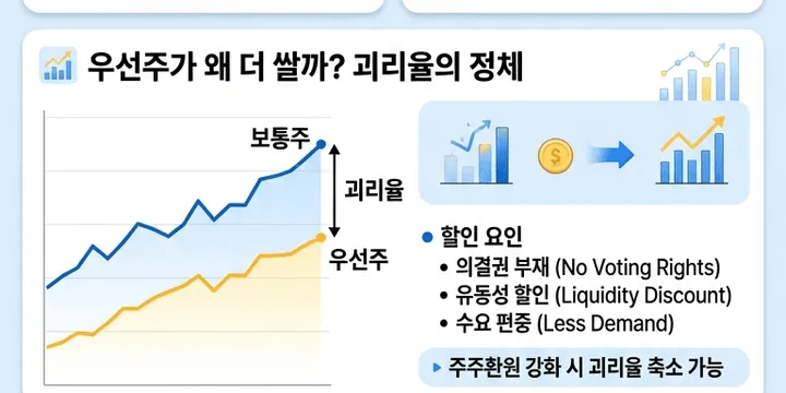 삼성전자우 주가, 보통주와 뭐가 다른가 — 우선주 차이·배당·선택 기준