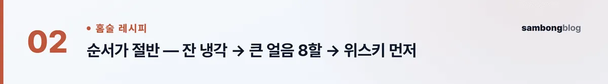 하이볼 실패 3대 원인과 교정 포인트 정리